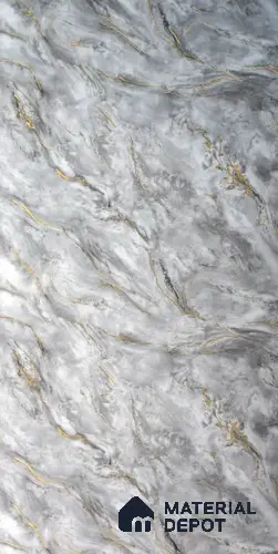 AE 1504 8 ft x 4 ft Marble Finish 6H Antiscratch Acrylic Laminate - 1.25 mm