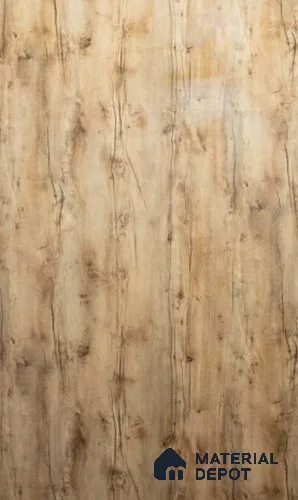Wooden Look GA 4605 8 ft x 4 ft Wooden Glossy Finish 6H Antiscratch Acrylic Laminate - 1.5 mm