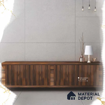 Wooden Look GA 4606 8 ft x 4 ft Wooden Glossy Finish 6H Antiscratch Acrylic Laminate - 1.5 mm