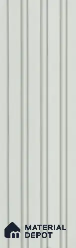 White Plain Colour Louver PN 05928 8 ft x 6 inch Charcoal Panel - 11 mm | Suitable for Feature Wall, TV Unit & Living Room | Width is Subjected to 5% Variation