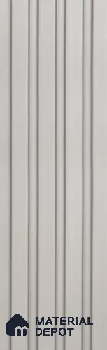 Grey Plain Colour Louver PN 05929 8 ft x 6 inch Charcoal Panel - 11 mm | Suitable for Feature Wall, TV Unit & Living Room | Width is Subjected to 5% Variation