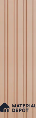 Pink Plain Colour Louver PN 05932 8 ft x 4.8 inch Charcoal Panel - 10 mm | Suitable for Feature Wall, TV Unit & Living Room | Width is Subjected to 5% Variation