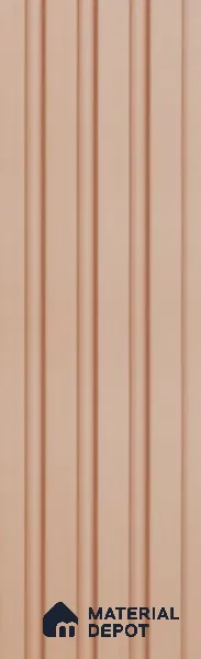 Pink Plain Colour Louver PN 05932 8 ft x 4.8 inch Charcoal Panel - 10 mm | Suitable for Feature Wall, TV Unit & Living Room | Width is Subjected to 5% Variation