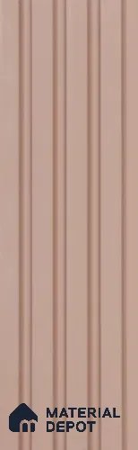 Pink Plain Colour Louver PN 05933 8 ft x 6 inch Charcoal Panel - 11 mm | Suitable for Feature Wall, TV Unit & Living Room | Width is Subjected to 5% Variation