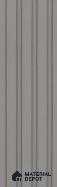 Grey Plain Colour Louver PN 05921 8 ft x 6 inch Charcoal Panel - 10 mm | Suitable for Feature Wall, TV Unit & Living Room | Width is Subjected to 5% Variation