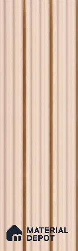 Pink Plain Colour Louver PN 05895 8 ft x 6 inch Charcoal Panel - 10 mm | Suitable for Feature Wall, TV Unit & Living Room | Width is Subjected to 5% Variation