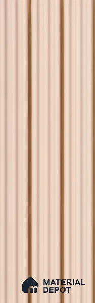 Pink Plain Colour Louver PN 05895 8 ft x 6 inch Charcoal Panel - 10 mm | Suitable for Feature Wall, TV Unit & Living Room | Width is Subjected to 5% Variation