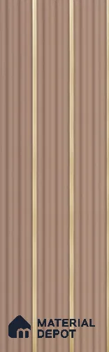 Pink Plain Colour Louver PN 05899 8 ft x 6 inch Charcoal Panel - 10 mm | Suitable for Feature Wall, TV Unit & Living Room | Width is Subjected to 5% Variation