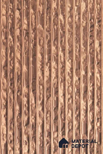 Brown Metallic Louver PN 02966 8 ft x 2 ft PVC Panel - 3 mm | Suitable for Feature Wall, TV Unit & Living Room | Width is Subjected to 5% Variation