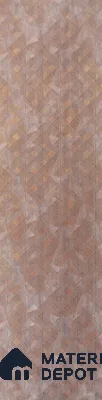 Brown Patterned Look PVC Decorative Wall Panel PN 02969 8 ft x 2 ft - 3 mm | Suitable for Feature Wall, TV Unit & Living Room | Width is Subjected to 5% Variation