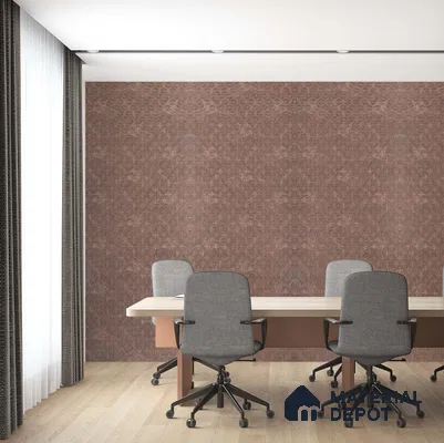 Brown Patterned Look PVC Decorative Wall Panel PN 02974 8 ft x 2 ft - 3 mm | Suitable for Feature Wall, TV Unit & Living Room | Width is Subjected to 5% Variation