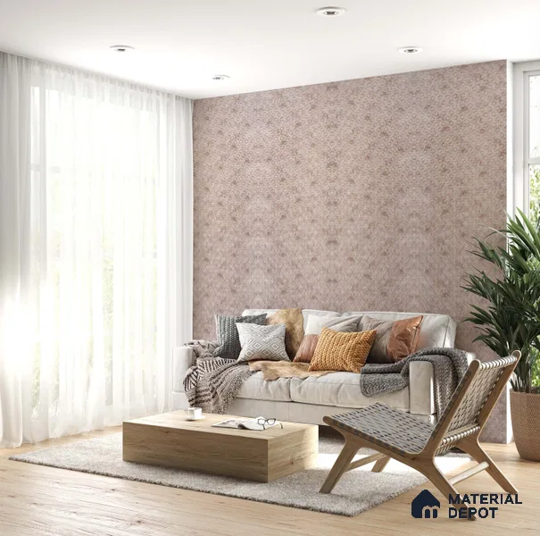 Multi Colour Patterned Look PVC Decorative Wall Panel PN 02976 8 ft x 2 ft - 3 mm | Suitable for Feature Wall, TV Unit & Living Room | Width is Subjected to 5% Variation