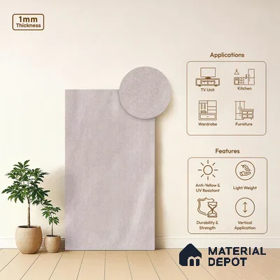 Stone Look LM 03883 8 ft x 4 ft Texture Finish Decorative Laminate - 1 mm | Suitable for TV Unit, Wardrobe, Kitchen Cabinets