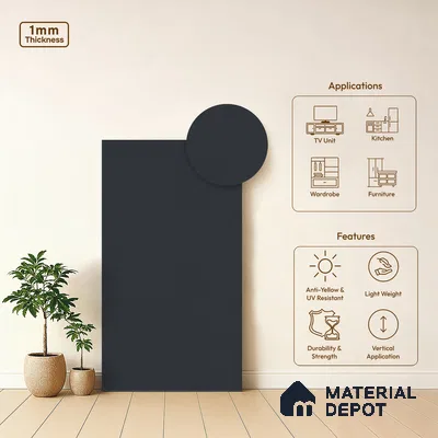 Stone Look LM 20101 8 ft x 4 ft Texture Finish Decorative Laminate - 1 mm | Suitable for TV Unit, Wardrobe, Kitchen Cabinets