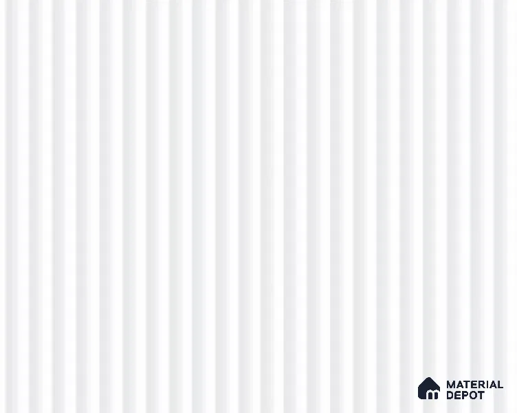 Fluted White Fluted Solid Color LM 23763 8 ft x 4 ft High Gloss Finish Acrylic Laminate - 3 mm | Suitable for TV Unit,Wardrobe, Kitchen Cabinets