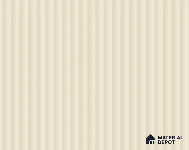 Creamy Beige Fluted Solid Color LM 23768 8 ft x 4 ft High Gloss Finish Acrylic Laminate - 3 mm | Suitable for TV Unit,Wardrobe, Kitchen Cabinets