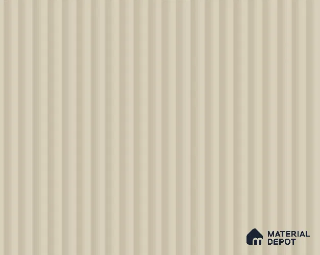 Light Beige Fluted Solid Color LM 23767 8 ft x 4 ft High Gloss Finish Acrylic Laminate - 3 mm | Suitable for TV Unit,Wardrobe, Kitchen Cabinets