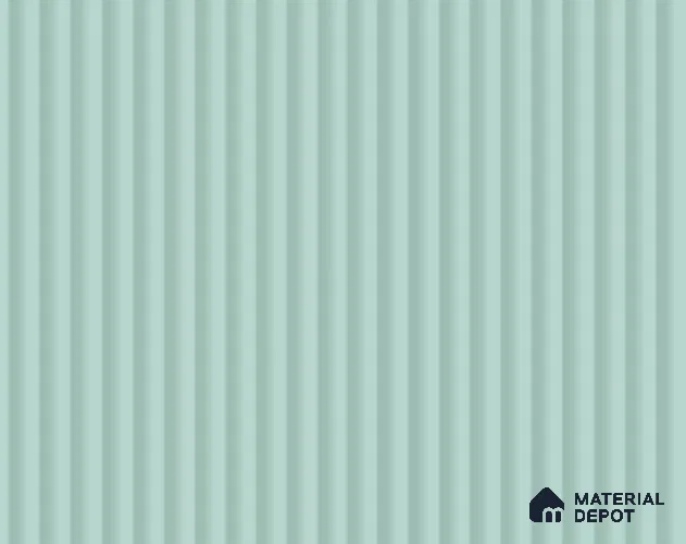 Pale Blue Fluted Solid Color LM 23771 8 ft x 4 ft High Gloss Finish Acrylic Laminate - 3 mm | Suitable for TV Unit,Wardrobe, Kitchen Cabinets