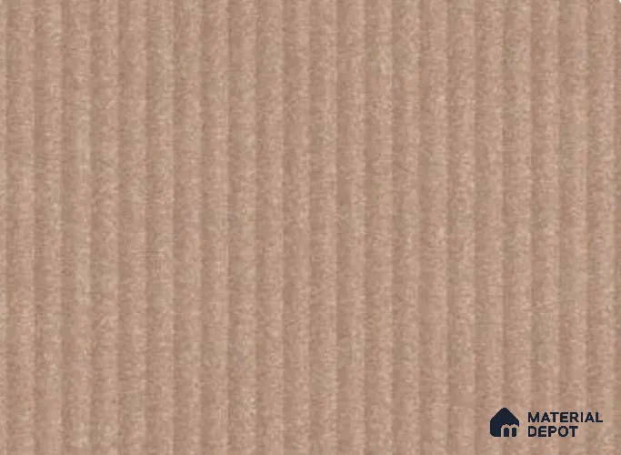 Taupe Brown Fluted Solid Color LM 23757 8 ft x 4 ft High Gloss Finish Acrylic Laminate - 3 mm | Suitable for TV Unit,Wardrobe, Kitchen Cabinets