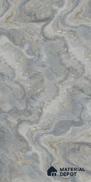 Grey Marble Look LM 03775 8 ft x 4 ft Matte Finish Decorative Laminate - 1 mm | Suitable for TV Unit, Wardrobe, Kitchen Cabinets