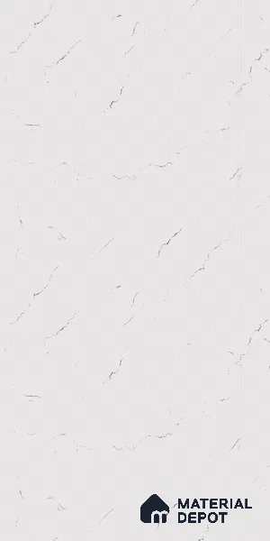 White Marble Look LM 03798 8 ft x 4 ft High Gloss Finish Decorative Laminate - 1 mm | Suitable for TV Unit, Wardrobe, Kitchen Cabinets