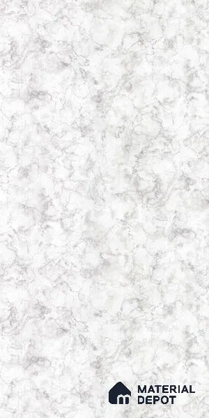 White Marble Look LM 03801 8 ft x 4 ft Texture Finish Decorative Laminate - 1 mm | Suitable for TV Unit, Wardrobe, Kitchen Cabinets