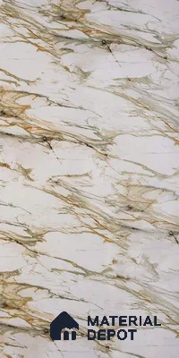 Beige Marble Look LM 20114 8 ft x 4 ft Glossy Finish Decorative Laminate - 1 mm | Suitable for TV Unit, Wardrobe, Kitchen Cabinets
