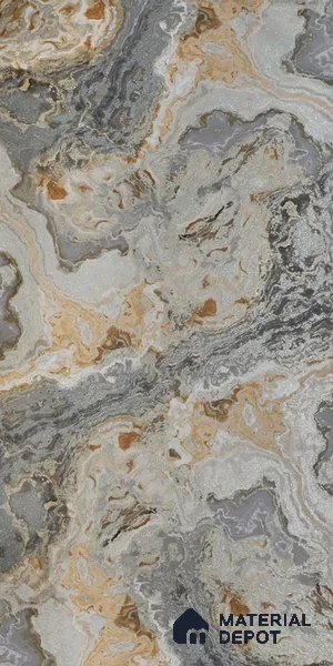 Beige Marble Look LM 20115 8 ft x 4 ft Glossy Finish Decorative Laminate - 1 mm | Suitable for TV Unit, Wardrobe, Kitchen Cabinets