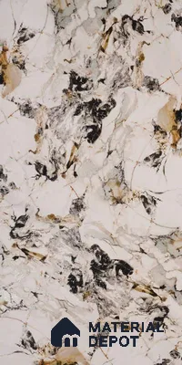 Beige Marble Look LM 20116 8 ft x 4 ft Glossy Finish Decorative Laminate - 1 mm | Suitable for TV Unit, Wardrobe, Kitchen Cabinets