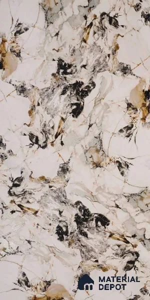 Beige Marble Look LM 20116 8 ft x 4 ft Glossy Finish Decorative Laminate - 1 mm | Suitable for TV Unit, Wardrobe, Kitchen Cabinets