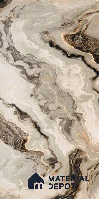 Beige Marble Look LM 20117 8 ft x 4 ft Glossy Finish Decorative Laminate - 1 mm | Suitable for TV Unit, Wardrobe, Kitchen Cabinets