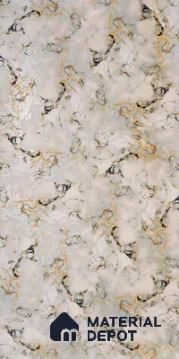 Beige Marble Look LM 20118 8 ft x 4 ft Glossy Finish Decorative Laminate - 1 mm | Suitable for TV Unit, Wardrobe, Kitchen Cabinets