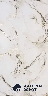 Beige Marble Look LM 20119 8 ft x 4 ft Glossy Finish Decorative Laminate - 1 mm | Suitable for TV Unit, Wardrobe, Kitchen Cabinets