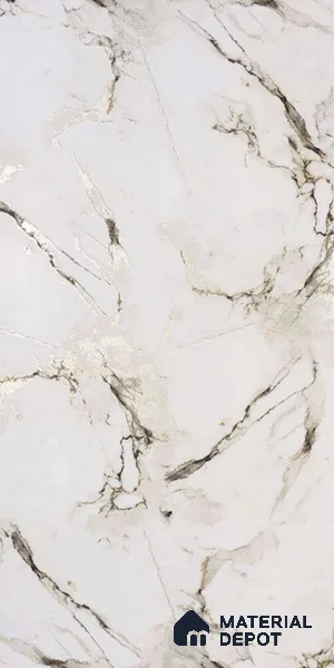 Beige Marble Look LM 20119 8 ft x 4 ft Glossy Finish Decorative Laminate - 1 mm | Suitable for TV Unit, Wardrobe, Kitchen Cabinets
