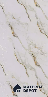Beige Marble Look LM 20121 8 ft x 4 ft Glossy Finish Decorative Laminate - 1 mm | Suitable for TV Unit, Wardrobe, Kitchen Cabinets