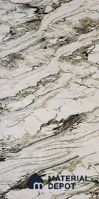 Beige Marble Look LM 20123 8 ft x 4 ft Glossy Finish Decorative Laminate - 1 mm | Suitable for TV Unit, Wardrobe, Kitchen Cabinets