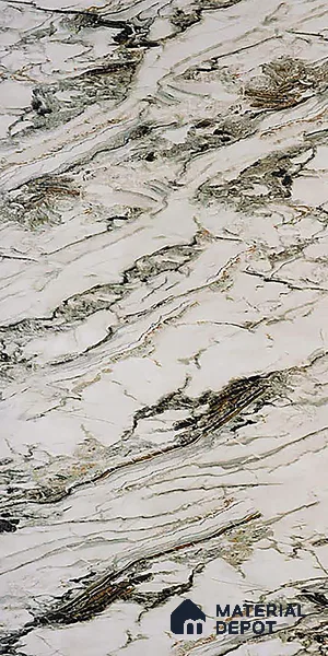 Beige Marble Look LM 20123 8 ft x 4 ft Glossy Finish Decorative Laminate - 1 mm | Suitable for TV Unit, Wardrobe, Kitchen Cabinets