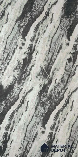 Beige Marble Look LM 20124 8 ft x 4 ft Glossy Finish Decorative Laminate - 1 mm | Suitable for TV Unit, Wardrobe, Kitchen Cabinets