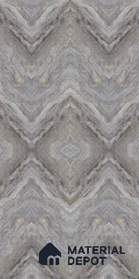 Grey Marble Look LM 20126 8 ft x 4 ft Glossy Finish Decorative Laminate - 1 mm | Suitable for TV Unit, Wardrobe, Kitchen Cabinets