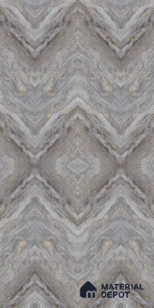 Grey Marble Look LM 20126 8 ft x 4 ft Glossy Finish Decorative Laminate - 1 mm | Suitable for TV Unit, Wardrobe, Kitchen Cabinets