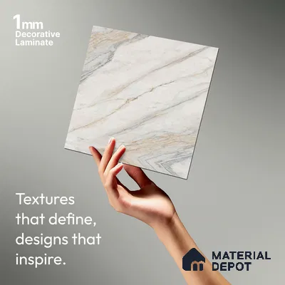 Stone Look LM 03771 8 ft x 4 ft Matte Finish Decorative Laminate - 1 mm | Suitable for TV Unit, Wardrobe, Kitchen Cabinets