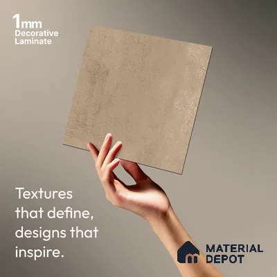 Stone Look LM 03777 8 ft x 4 ft Matte Finish Decorative Laminate - 1 mm | Suitable for TV Unit, Wardrobe, Kitchen Cabinets