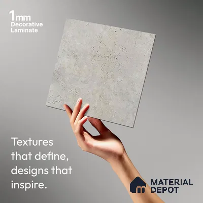 Stone Look LM 03779 8 ft x 4 ft Matte Finish Decorative Laminate - 1 mm | Suitable for TV Unit, Wardrobe, Kitchen Cabinets