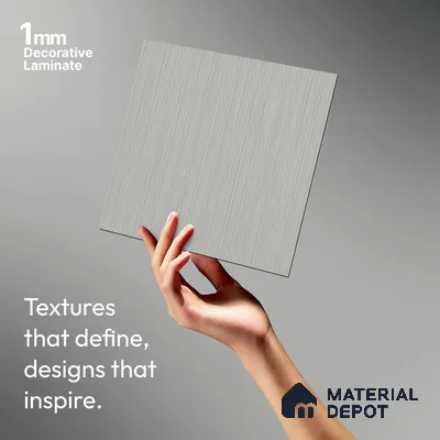 Patterned Look LM 03810 8 ft x 4 ft Texture Finish Decorative Laminate - 1 mm | Suitable for Bedroom, TV Unit, Wardrobe