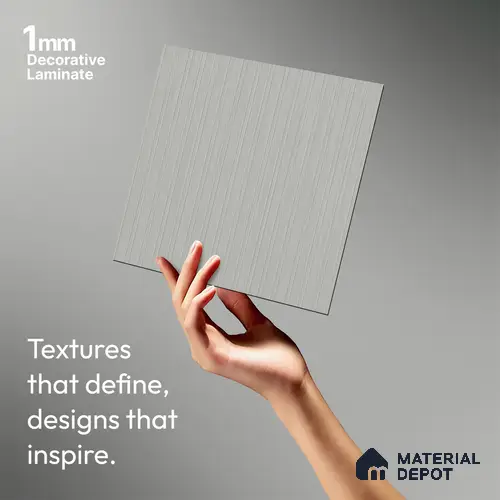 Patterned Look LM 03810 8 ft x 4 ft Texture Finish Decorative Laminate - 1 mm | Suitable for Bedroom, TV Unit, Wardrobe