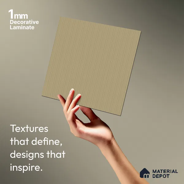 Patterned Look LM 03811 8 ft x 4 ft Texture Finish Decorative Laminate - 1 mm | Suitable for Bedroom, TV Unit, Wardrobe