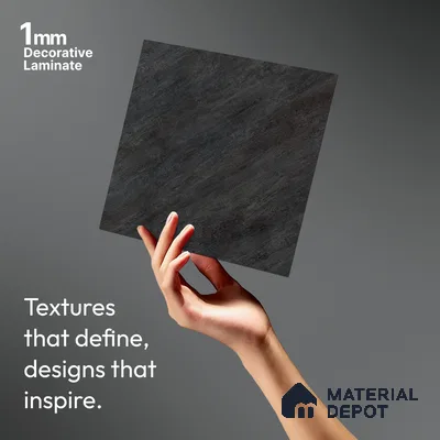 Stone Look LM 03839 8 ft x 4 ft Texture Finish Decorative Laminate - 1 mm | Suitable for TV Unit, Wardrobe, Kitchen Cabinets