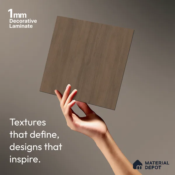 Wooden Look LM 03840 Espirial Lavito 8 ft x 4 ft Texture Finish Decorative Laminate - 1 mm | Suitable for TV Unit, Wardrobe, Kitchen Cabinets