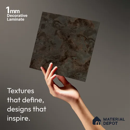 Stone Look LM 03849 8 ft x 4 ft Texture Finish Decorative Laminate - 1 mm | Suitable for TV Unit, Wardrobe, Kitchen Cabinets