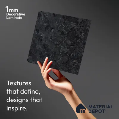 Stone Look LM 03859 8 ft x 4 ft Texture Finish Decorative Laminate - 1 mm | Suitable for TV Unit, Wardrobe, Kitchen Cabinets